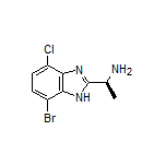(S)-1-(7-Bromo-4-chloro-1H-benzo[d]imidazol-2-yl)ethanamine