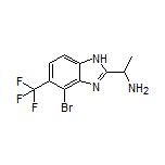 1-[4-Bromo-5-(trifluoromethyl)-1H-benzo[d]imidazol-2-yl]ethanamine