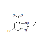 Methyl 5-Bromo-2-ethylbenzimidazole-7-carboxylate