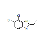 6-Bromo-7-chloro-2-ethylbenzimidazole