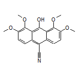 10-Hydroxy-3,4,5,6-tetramethoxyanthracene-9-carbonitrile