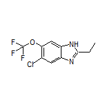 5-Chloro-2-ethyl-6-(trifluoromethoxy)benzimidazole