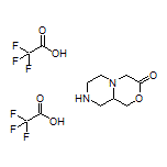 Hexahydropyrazino[2,1-c][1,4]oxazin-3(4H)-one Bis(trifluoroacetate)