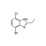 4-Bromo-7-chloro-2-ethylbenzimidazole