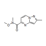 N-Methoxy-N,2-dimethylpyrazolo[1,5-a]pyrimidine-5-carboxamide