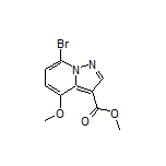 Methyl 7-Bromo-4-methoxypyrazolo[1,5-a]pyridine-3-carboxylate