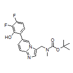 6-[3-[[Boc-(methyl)amino]methyl]imidazo[1,2-a]pyridin-6-yl]-2,3-difluorophenol