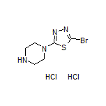 2-Bromo-5-(piperazin-1-yl)-1,3,4-thiadiazole Dihydrochloride