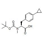 (S)-2-[Boc-(methyl)amino]-3-(4-cyclopropylphenyl)propanoic Acid