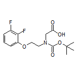 2-[Boc-[2-(2,3-difluorophenoxy)ethyl]amino]acetic Acid