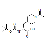 (S)-3-(1-Acetyl-4-piperidyl)-2-[Boc-(methyl)amino]propanoic Acid
