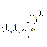 (R)-3-(1-Acetyl-4-piperidyl)-2-[Boc-(methyl)amino]propanoic Acid
