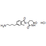 3-[5-(4-Aminobutyl)-1-oxoisoindolin-2-yl]piperidine-2,6-dione Hydrochloride