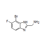 (7-Bromo-6-fluoro-1H-benzo[d]imidazol-2-yl)methanamine