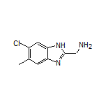 (6-Chloro-5-methyl-1H-benzo[d]imidazol-2-yl)methanamine