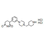 3-[3-[4-(Piperidin-4-ylmethyl)piperazin-1-yl]phenyl]piperidine-2,6-dione Dihydrochloride