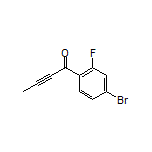 1-(4-Bromo-2-fluorophenyl)but-2-yn-1-one