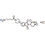 5-[4-(5-Aminopentanoyl)piperazin-1-yl]-2-(2,6-dioxopiperidin-3-yl)isoindoline-1,3-dione Hydrochloride