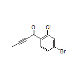 1-(4-Bromo-2-chlorophenyl)but-2-yn-1-one