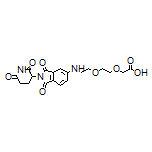 2-[2-[2-[[2-(2,6-Dioxopiperidin-3-yl)-1,3-dioxoisoindolin-5-yl]amino]ethoxy]ethoxy]acetic Acid