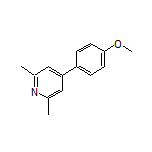 4-(4-Methoxyphenyl)-2,6-dimethylpyridine
