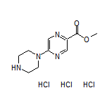 Methyl 5-(Piperazin-1-yl)pyrazine-2-carboxylate Trihydrochloride