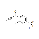 1-[2-Fluoro-4-(trifluoromethyl)phenyl]but-2-yn-1-one