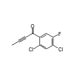 1-(2,4-Dichloro-5-fluorophenyl)but-2-yn-1-one