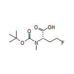 (S)-2-[Boc-(methyl)amino]-4-fluorobutanoic Acid