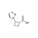 2-(1H-Pyrazol-1-yl)cyclobutanecarboxylic Acid