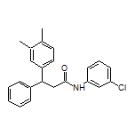 N-(3-Chlorophenyl)-3-(3,4-dimethylphenyl)-3-phenylpropanamide