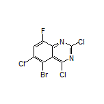 5-Bromo-2,4,6-trichloro-8-fluoroquinazoline