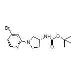 (R)-1-(4-Bromo-2-pyridyl)-N-Boc-pyrrolidin-3-amine