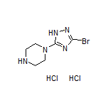 1-(3-Bromo-1H-1,2,4-triazol-5-yl)piperazine Dihydrochloride