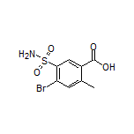 4-Bromo-2-methyl-5-sulfamoylbenzoic Acid