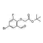 tert-Butyl 2-(4-Bromo-2-fluoro-6-formylphenoxy)acetate
