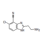2-(2-Aminoethyl)-5-chloro-1H-benzo[d]imidazole-4-carbonitrile