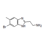 2-(6-Bromo-5-methyl-1H-benzo[d]imidazol-2-yl)ethanamine