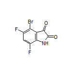 4-Bromo-5,7-difluoroindoline-2,3-dione