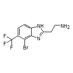2-[4-Bromo-5-(trifluoromethyl)-1H-benzo[d]imidazol-2-yl]ethanamine