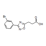 3-[3-(3-Bromophenyl)-1,2,4-oxadiazol-5-yl]propanoic Acid