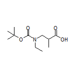 3-[Boc-(ethyl)amino]-2-methylpropanoic Acid