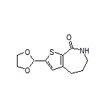 2-(1,3-Dioxolan-2-yl)-6,7-dihydro-4H-thieno[2,3-c]azepin-8(5H)-one