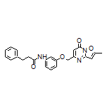 N-[3-[(2-Methyl-7-oxo-7H-isoxazolo[2,3-a]pyrimidin-5-yl)methoxy]phenyl]-3-phenylpropanamide