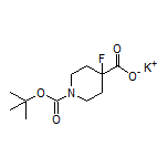 Potassium 1-Boc-4-fluoropiperidine-4-carboxylate