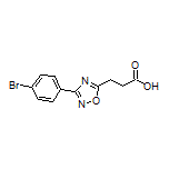 3-[3-(4-Bromophenyl)-1,2,4-oxadiazol-5-yl]propanoic Acid