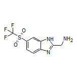 [6-[(Trifluoromethyl)sulfonyl]-1H-benzo[d]imidazol-2-yl]methanamine