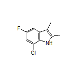 7-Chloro-5-fluoro-2,3-dimethyl-1H-indole