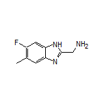 (6-Fluoro-5-methyl-1H-benzo[d]imidazol-2-yl)methanamine