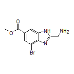 Methyl 2-(Aminomethyl)-4-bromo-1H-benzo[d]imidazole-6-carboxylate